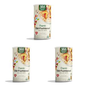 365 by Whole Foods Market, Organic Steel Cut Oats, 30 Ounce(18 Ounce (Pack of 3))