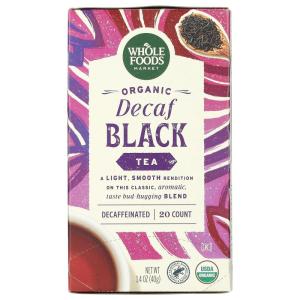 Whole Foods Market, Tea Black Decaf Organic, 20 Count(20 CT)