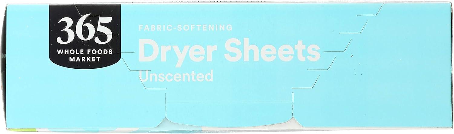 image:image365 by Whole Foods Market FabricSoftening Dryer Sheets Unscented 80 Count80 Count Pack of 2