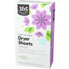 365 by Whole Foods Market, Fabric-Softening Dryer Sheets, Lavender, 80 Count(80 Count (Pack of 2))