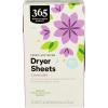 365 by Whole Foods Market, Fabric-Softening Dryer Sheets, Lavender, 80 Count(80 Count (Pack of 1))