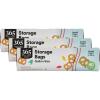 365 by Whole Foods Market, Gallon Size Storage Bags, Double Zipper, 40 Count(40 Count (Pack of 3))