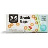 365 by Whole Foods Market, Snack Size Storage Bags, Double Zipper, 50 Count(50 Count (Pack of 1))