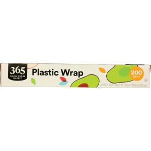 365 by Whole Foods Market, Plastic Wrap, 200 Sq Ft(200 square feet (Pack of 1))