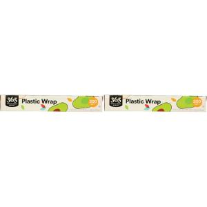 365 by Whole Foods Market, Plastic Wrap, 200 Sq Ft(200 square feet (Pack of 2))