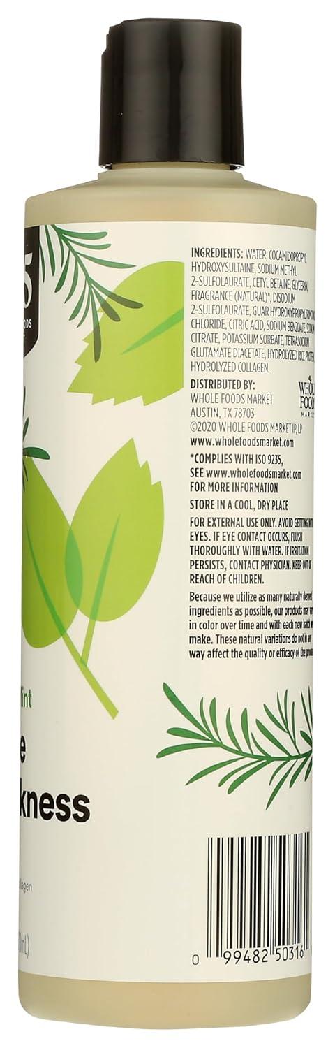 image:image365 by Whole Foods Market Volume amp Thickness Shampoo with Rice Protein amp Collagen Rosemary Mint Scent 16 Fl Oz