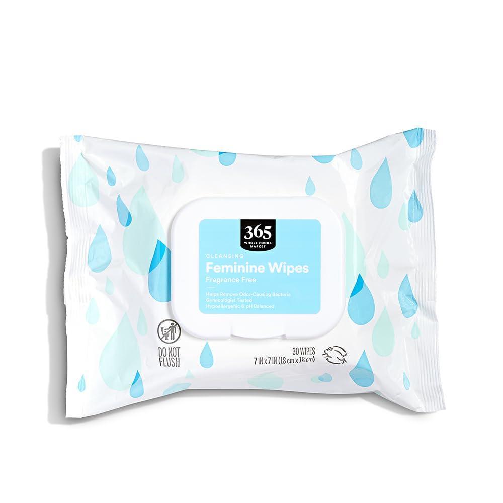 image:image365 by Whole Foods Market Cleansing Feminine Wipes Fragrance Free 30 Count