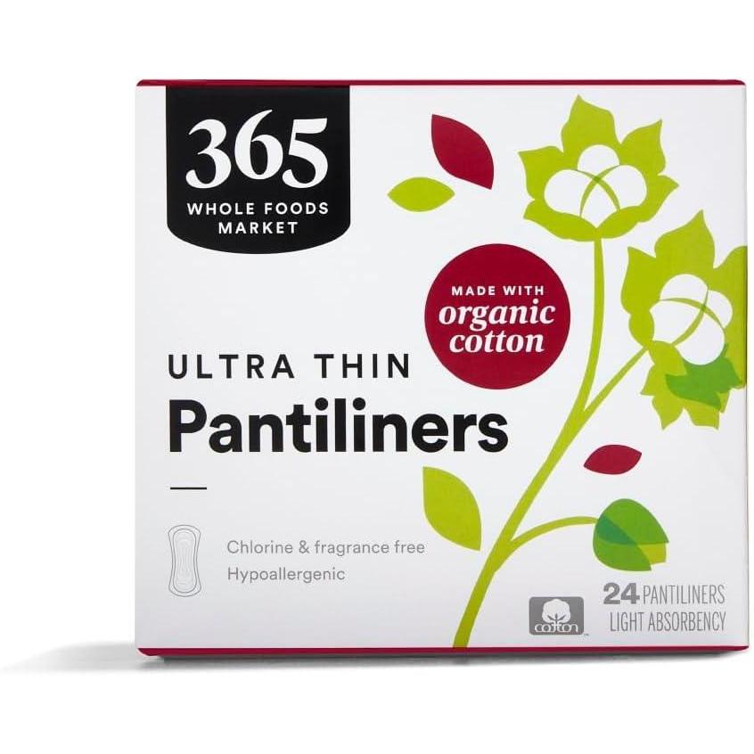 image:image365 by Whole Foods Market Ultra Thin Pantiliners Made with Organic Cotton 24 Count
