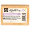365 by Whole Foods Market, Translucent Lavender Soap Bar, Triple Milled Glycerin Soap, 4 Ounce(Lavender)