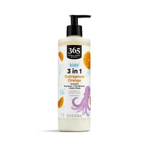 365 by Whole Foods Market, 3-in-1 Shampoo Conditioner Body Wash Orange, 16 Fl Oz