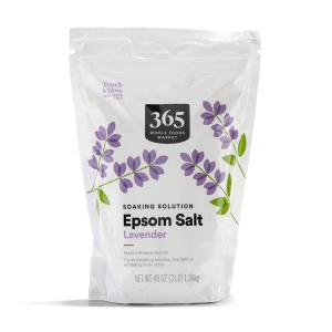 365 by Whole Foods Market, Epsom Salt Soaking Solution, Lavender, 48 Ounce(48 Ounce (Pack of 1))