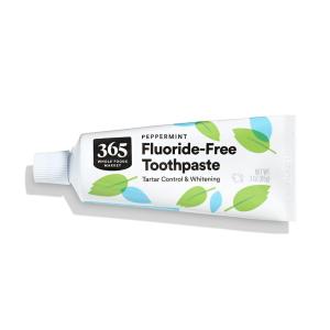 365 by Whole Foods Market, Fluoride Free Travel Toothpaste, 3 Ounce(3 Ounce (Pack of 1))