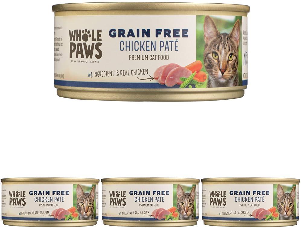 image:imageWhole Paws GrainFree Wet Cat Food Chicken Pat 55 OunceChicken