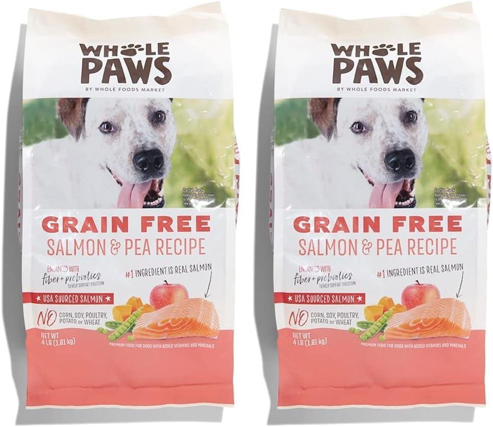 image:imageWhole Paws Whole Paws Dog Grain Free Lamb with Lentils Recipe 64 OunceSalmon Peas