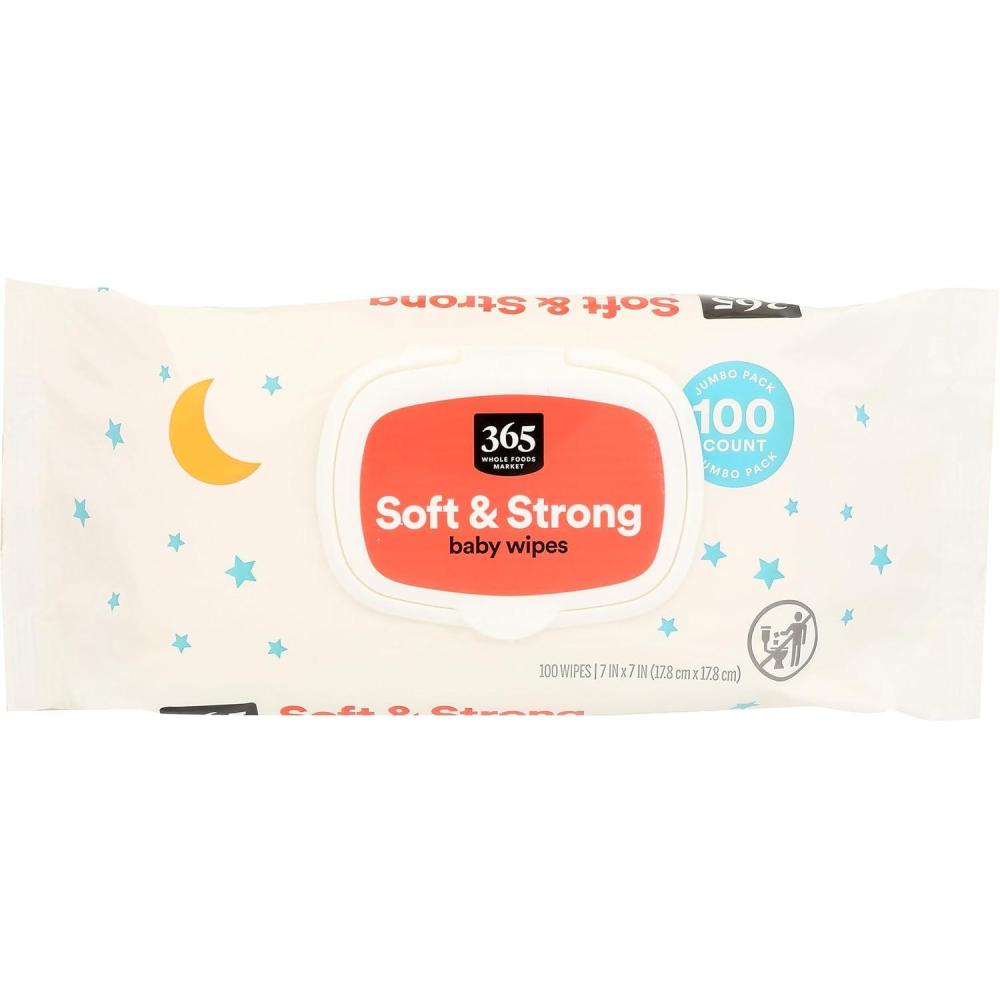 image:image365 by Whole Foods Market Soft amp Strong Disposable Baby Wipes FragranceFree 100 Count100 Count Pack of 1