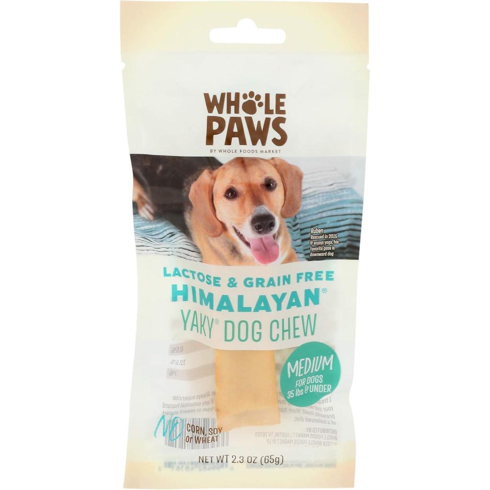 image:imageWhole Paws Himalayan Yaky Dog Chew Lactose amp Grain Free Medium for Dogs 35 lbs amp Under 23 Ounce1 Count Pack of 1