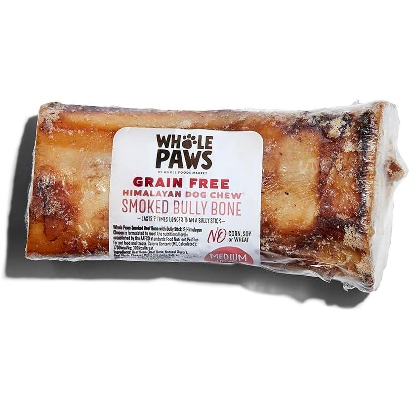 image:imageWhole Paws Smoked Beef Bone with Bully Stick amp Himalayan Cheese Large For Dogs 60 lbs amp Under 10 OunceSmoked