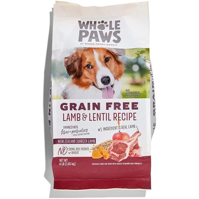 image:imageWhole Paws Whole Paws Dog Grain Free Lamb with Lentils Recipe 64 OunceLamb With Lentils