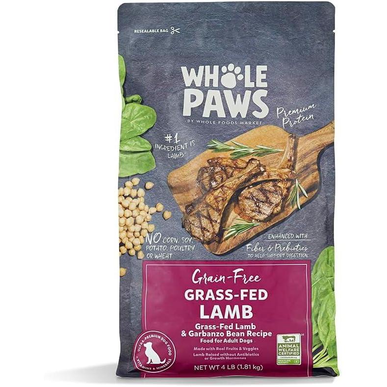 image:imageWhole Paws by Whole Foods Market Adult Dog Food Chicken amp Quinoa Recipe 4 PoundLamb Garbanzo Bean