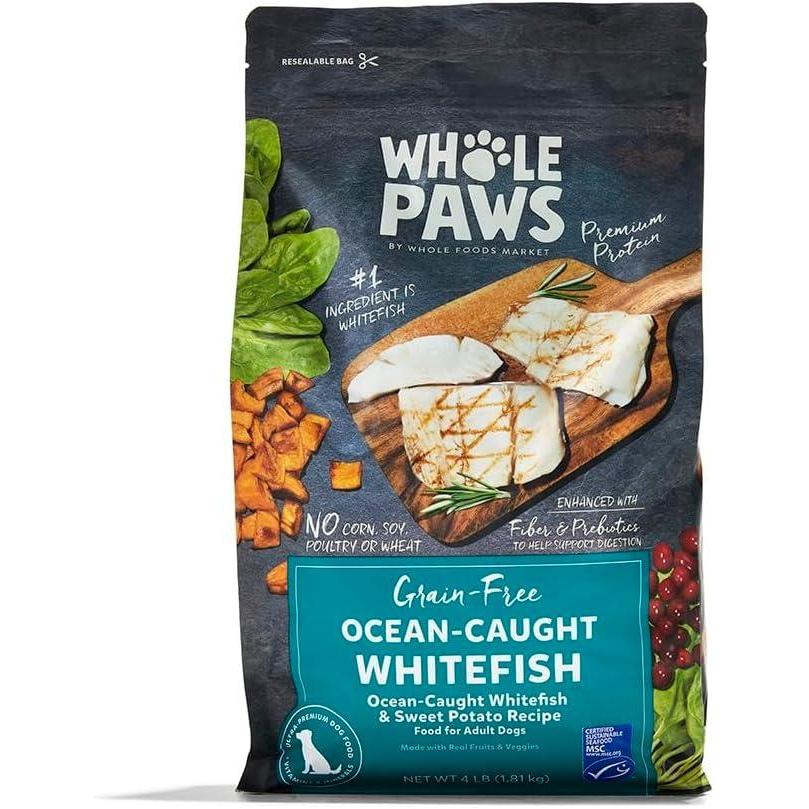 image:imageWhole Paws by Whole Foods Market Adult Dog Food Chicken amp Quinoa Recipe 4 PoundWhitefish Sweet Potato