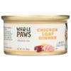 Whole Paws, Wet Cat Food, Chicken Loaf Dinner, 3 Ounce
