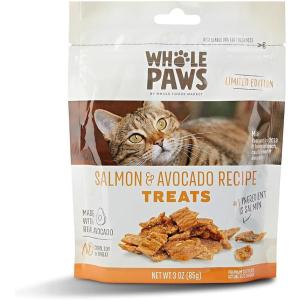 Whole Paws, Cat Treats, Salmon & Avocado Recipe, 3 Ounce