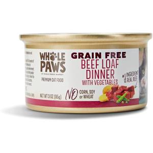 Whole Paws Chicken and Tuna Recipe Cat Food, 3 oz(Beef)