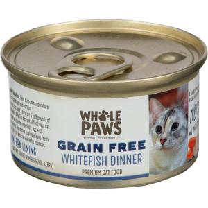 Whole Paws Chicken and Tuna Recipe Cat Food, 3 oz(Whitefish)
