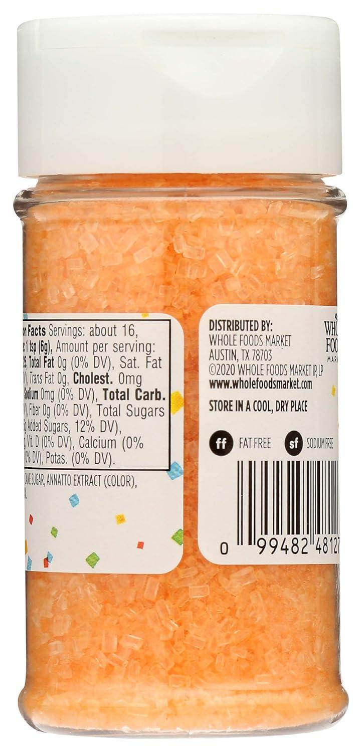 image:image365 by Whole Foods Market Orange Colored Sugar 33 Ounce33 Ounce Pack of 5