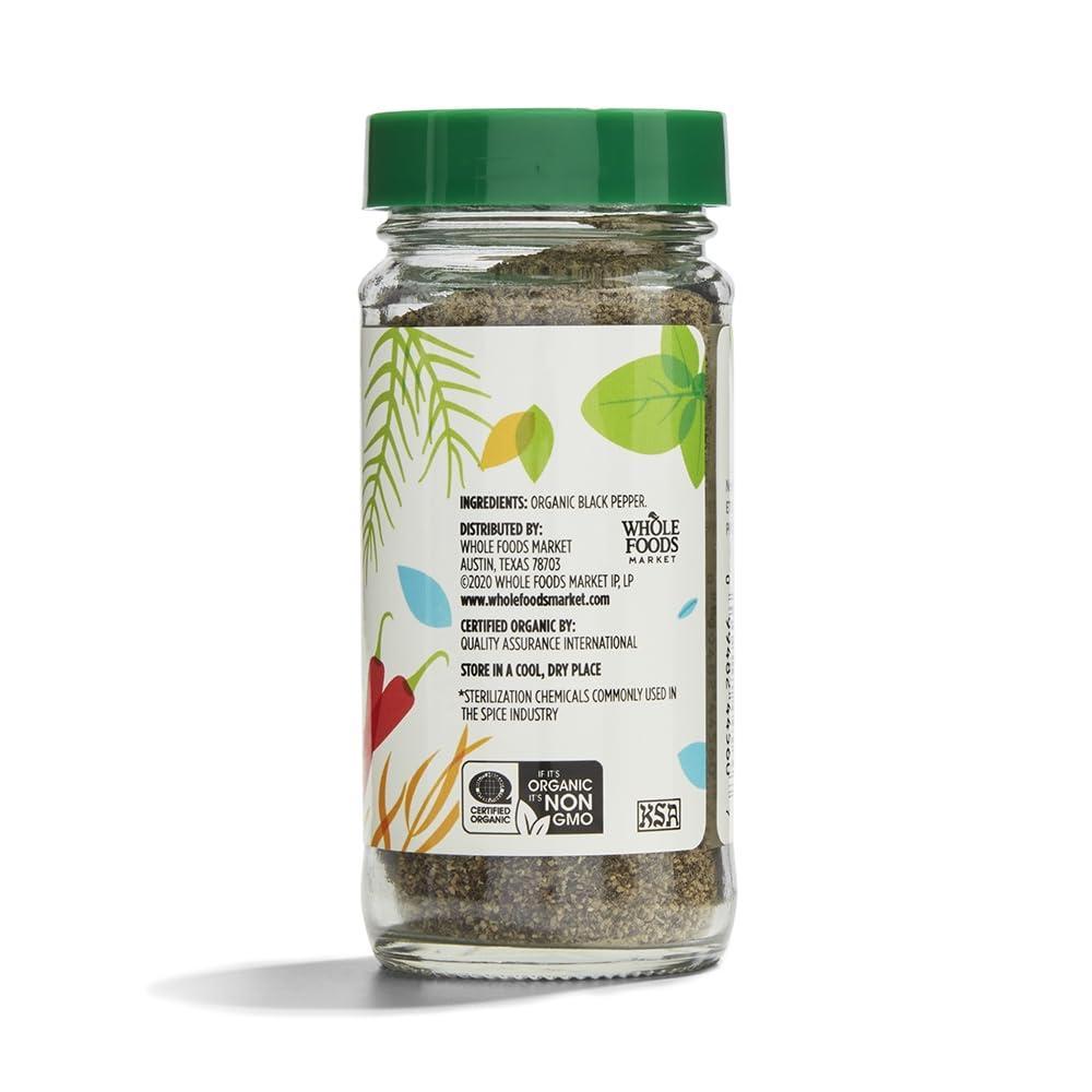 image:image365 by Whole Foods Market Organic Black Pepper Ground 18 Ounce