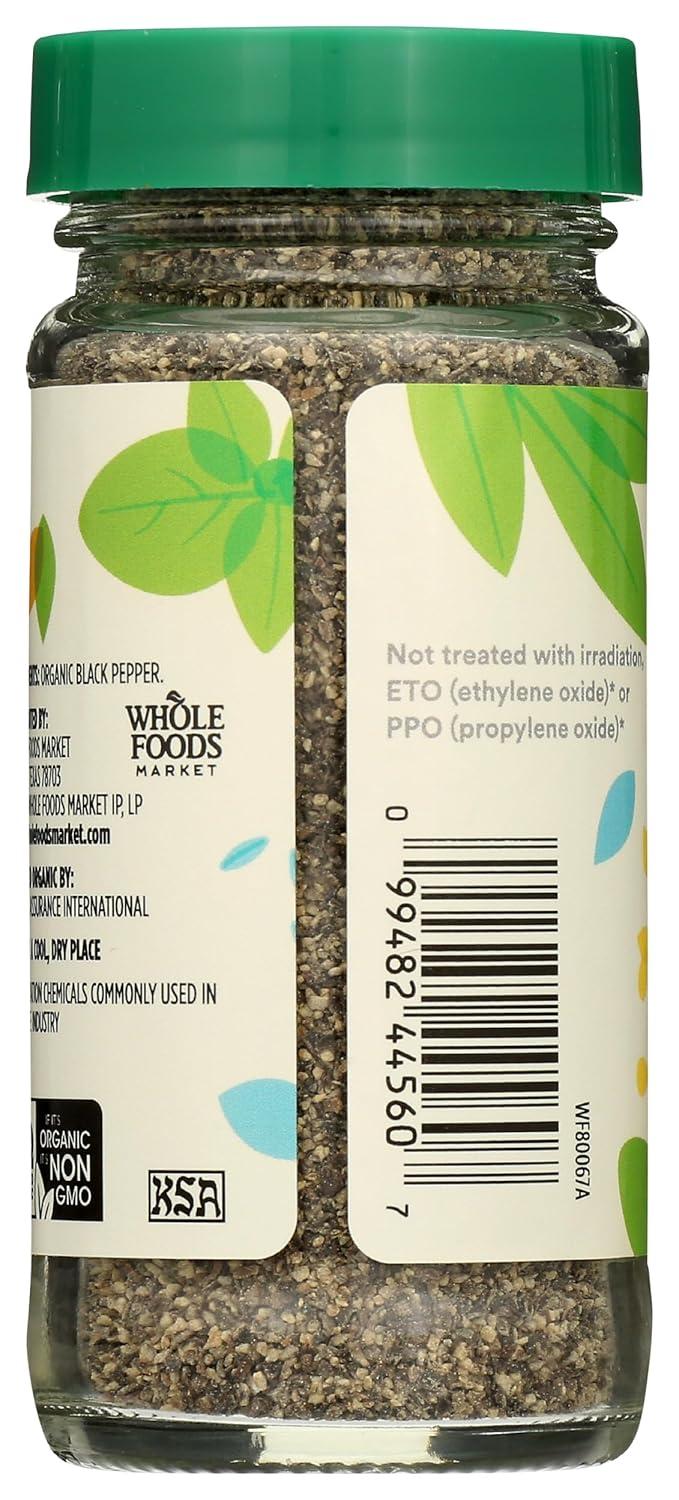 image:image365 by Whole Foods Market Organic Black Pepper Ground 18 Ounce