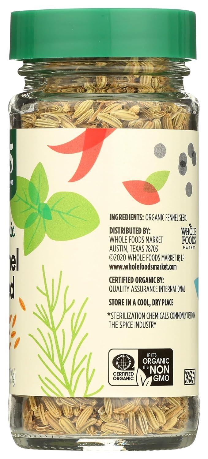image:image365 by Whole Foods Market Organic Fennel Seed 102 Ounce