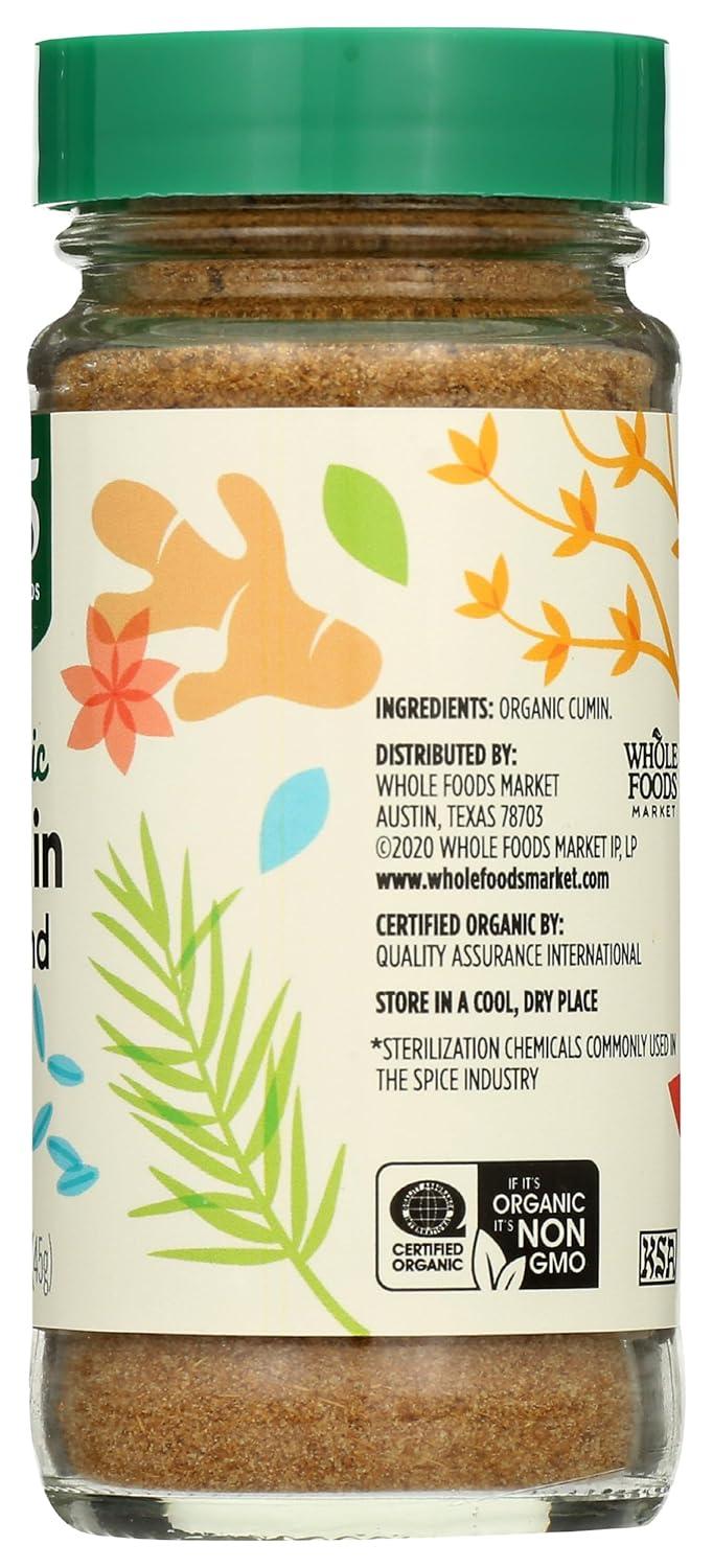 image:image365 by Whole Foods Market Organic Ground Cumin 159 Ounce159 Ounce Pack of 1