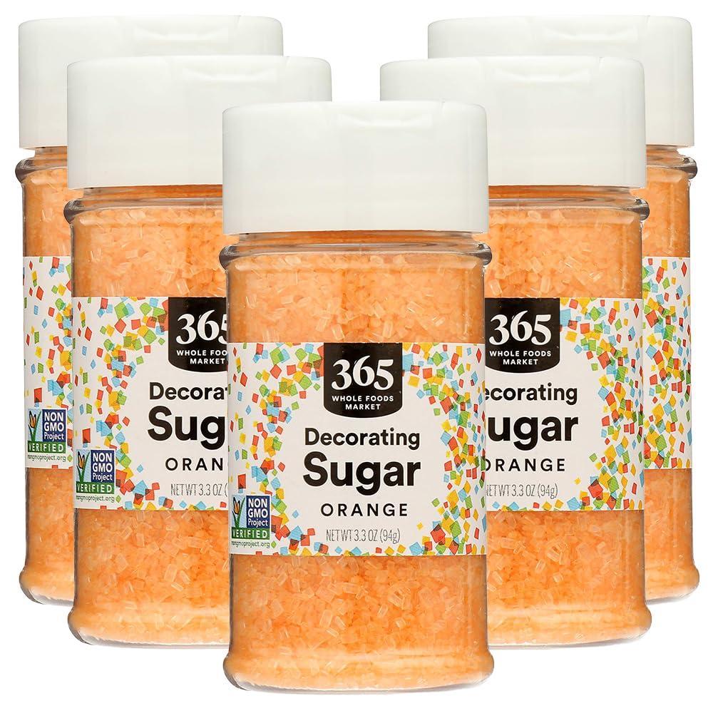 image:image365 by Whole Foods Market Orange Colored Sugar 33 Ounce33 Ounce Pack of 5