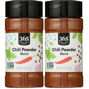365 by Whole Foods Market, Chili Powder Blend Seasoning, 2.52 Ounce(2.52 OZ (Pack of 2))