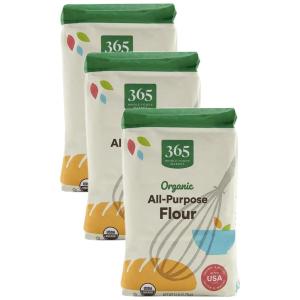 365 by Whole Foods Market, Organic All Purpose Flour, 80 Ounce(80 Ounce (Pack of 3))