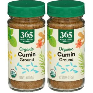 365 by Whole Foods Market, Organic Ground Cumin, 1.59 Ounce(1.59 Ounce (Pack of 2))