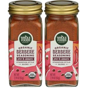 Whole Foods Market, Organic Berbere Seasoning, 2.19 oz(2.19 Ounce (Pack of 2))