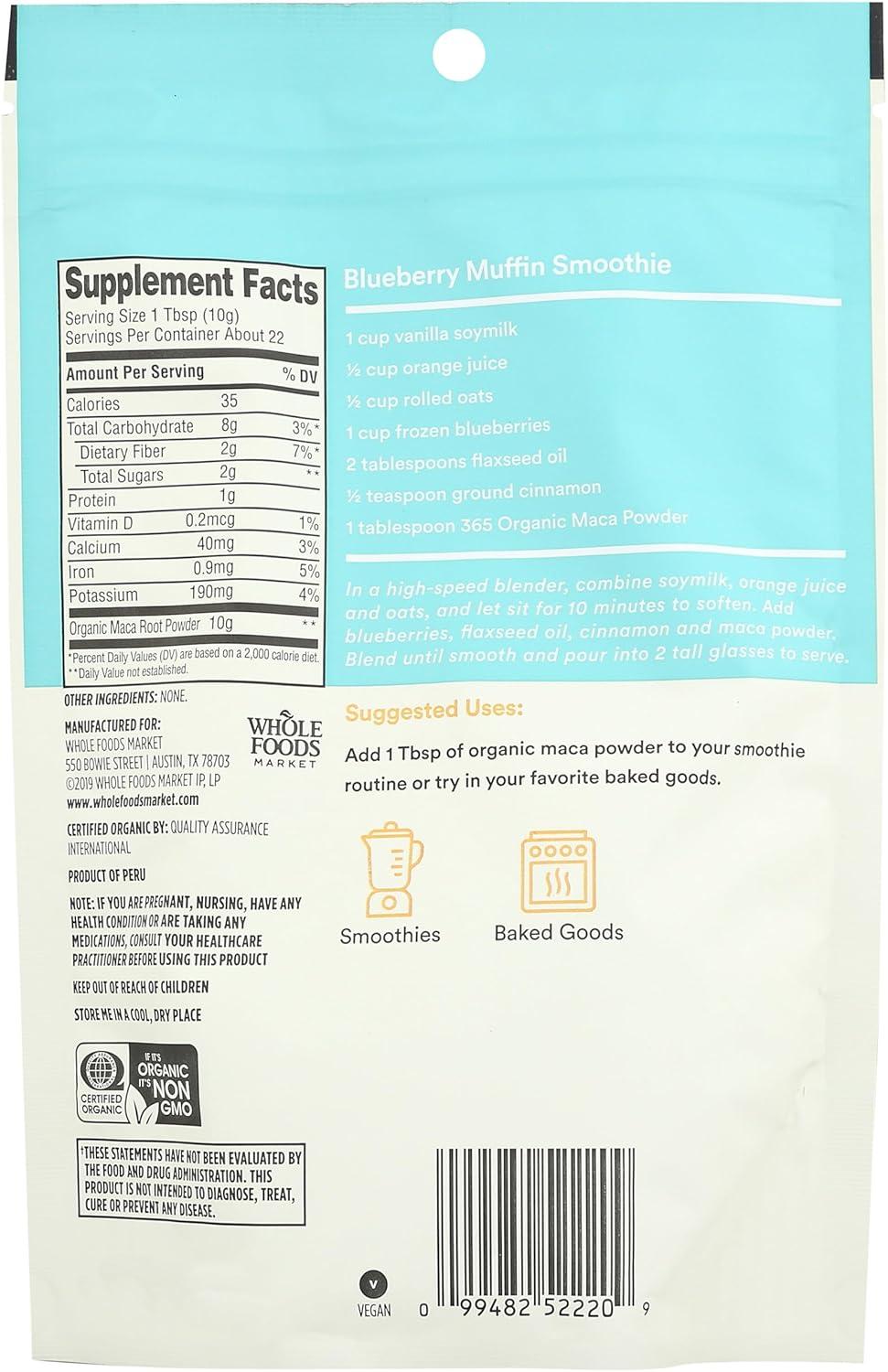 image:image365 by Whole Foods Market Organic Maca Powder 8 Ounce