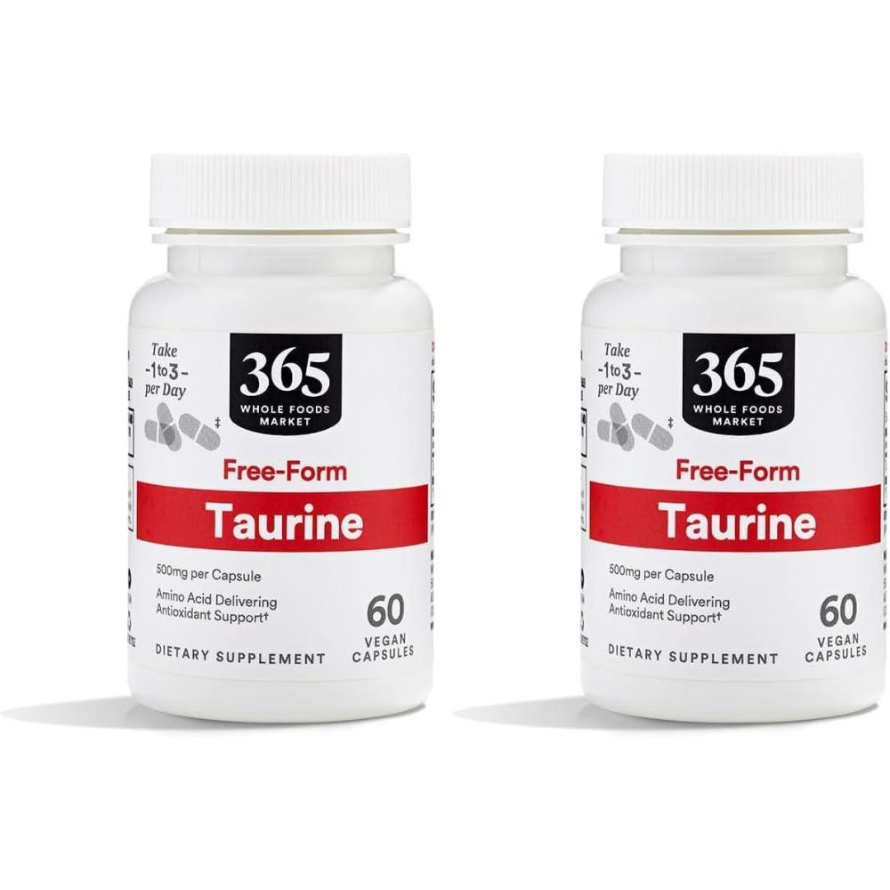 image:image365 by Whole Foods Market Taurine 500mg 60 Count60 Count Pack of 2