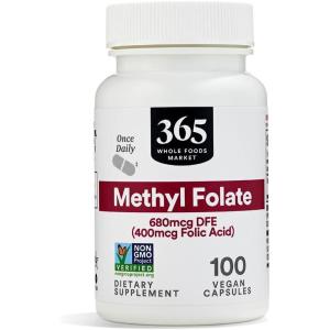 365 by Whole Foods Market, Methyl Folate, 100 Count