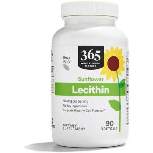 365 by Whole Foods Market, Sunflower Lecithin, 90 ct(90 Count (Pack of 1))