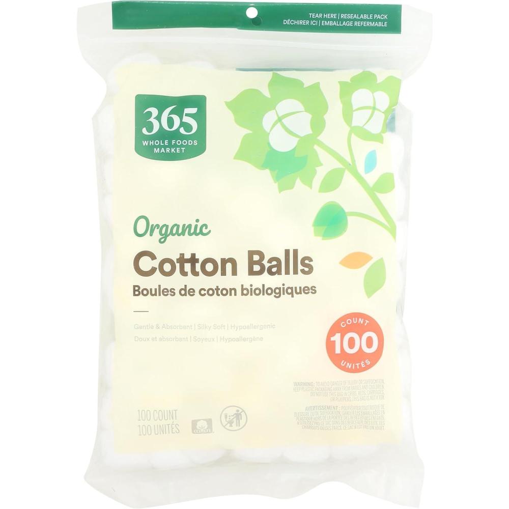 image:image365 by Whole Foods Market Organic Cotton Balls 100 Count