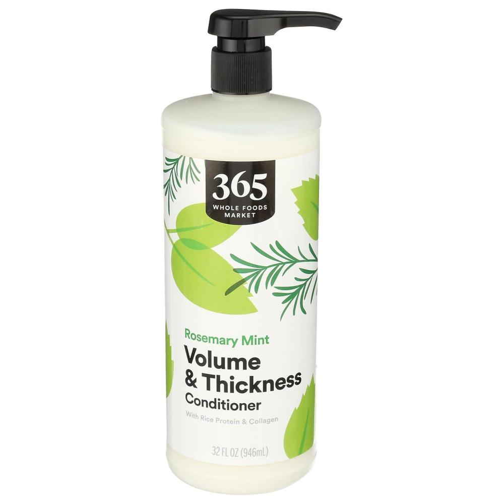 image:image365 by Whole Foods Market Volume amp Thickness Conditioner with Rice Protein amp Collagen Rosemary Mint Scent 32 Fl Oz