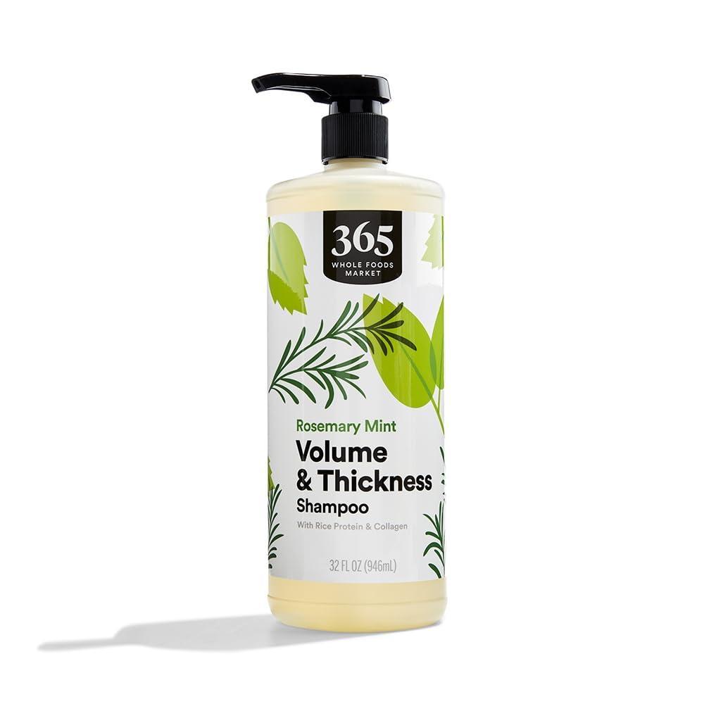 image:image365 by Whole Foods Market Volume amp Thickness Shampoo with Rice Protein amp Collagen Rosemary Mint Scent 32 Fl Oz32 Fl Oz Pack of 1