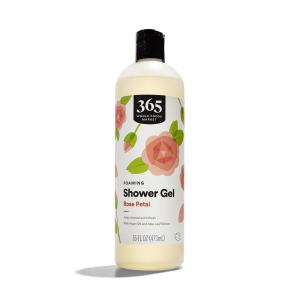 365 by Whole Foods Market, Foaming Shower Gel, Rose Petal, 16 Fl Oz(Rose)
